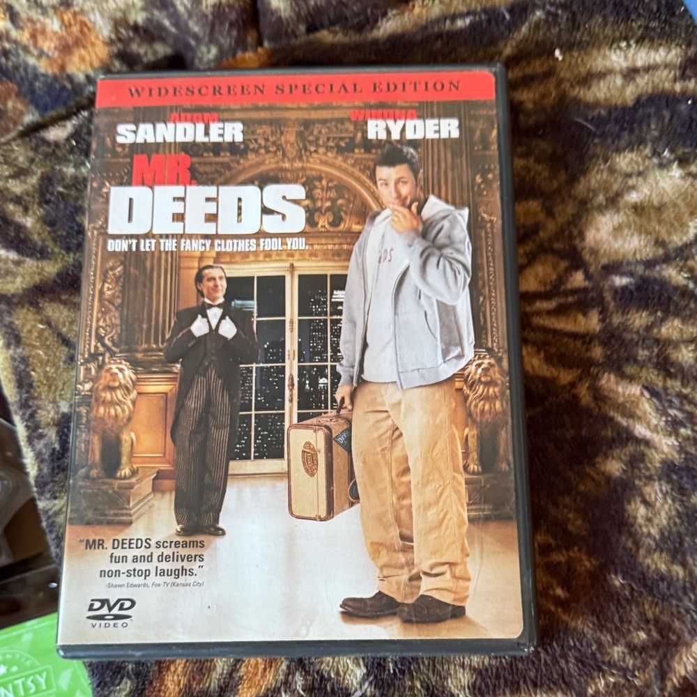 ★ Mr. Deeds DVD Adam Sandler Comedy Movie Winona Ryder Widescreen
